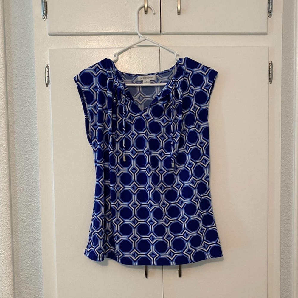 Blue Liz Claiborne blouse
